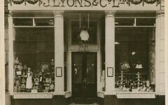 The first J. Lyons tea shop at 213 Piccadilly, London, pictured shortly after opening in September 1894. Photo Credit: Peter Jackson Collection. The first J. Lyons tea shop at 213 Piccadilly, London, pictured shortly after opening in September 1894. Photo Credit: Peter Jackson Collection.
