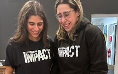 Project ImpACT volunteers Allegra (left) and Maya (right) Project ImpACT volunteers Allegra (left) and Maya (right)