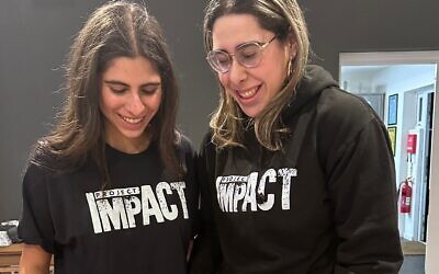 Project ImpACT volunteers Allegra (left) and Maya (right)
