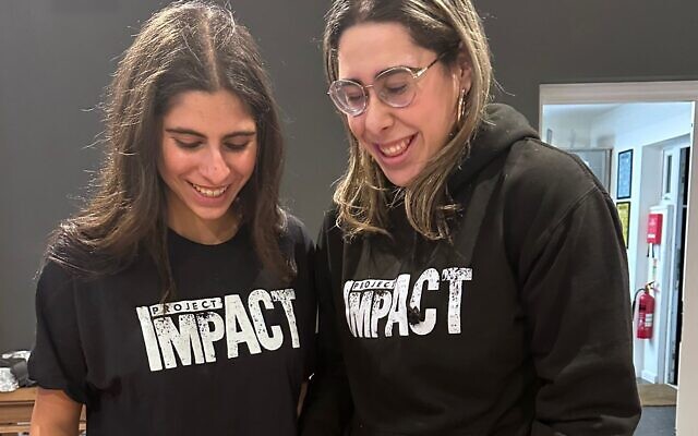 Project ImpACT volunteers Allegra (left) and Maya (right)