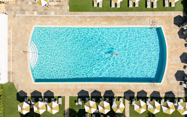 The pool at The Grove