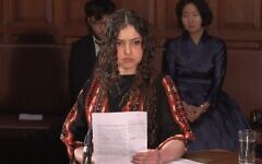 Arwa Elrayess, president of the Oxford Union, speaking at a Union event. Photo: Youtube/ Oxford Union Arwa Elrayess, president of the Oxford Union, speaking at a Union event. Photo: Youtube/ Oxford Union