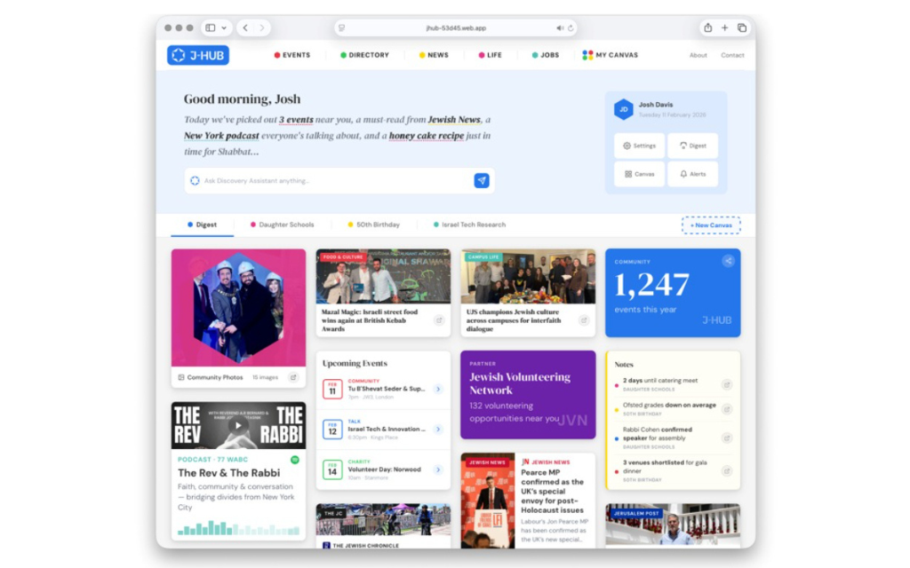 How the new J-Hub site will look