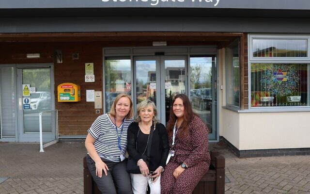 Left to right: Claudie Ineson, LJWB Volunteer Manager; Elayne Peter, LJWB & LJHA Volunteer; and Charlotte Kemp, LJHA Deputy Sheltered Housing Manager.