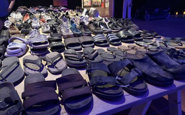 Shoes on display at the Nova Exhibition