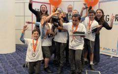 Pupils and staff from Menorah Foundation School celebrate after producing the highest-scoring individual team at Etgar 2026. Photo: Annabel Sinclair Pupils and staff from Menorah Foundation School celebrate after producing the highest-scoring individual team at Etgar 2026. Photo: Annabel Sinclair