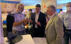 Wes Streeting and Lord McCabe in Israel