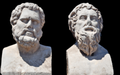 The newly uncovered statues (Israeli Antiquities Authority) The newly uncovered statues (Israeli Antiquities Authority)