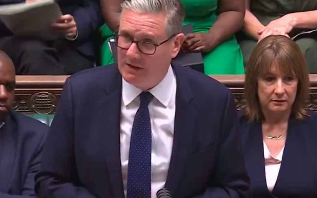 Keir Starmer at PMQs