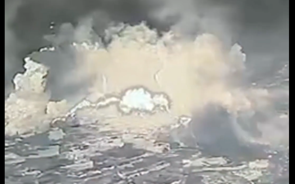 IDF strike on Hezbollah underground network