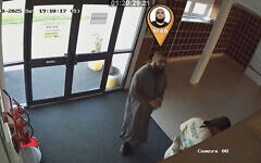 Handout grab dated 09/08/25 taken from CCTV issued by Greater Manchester Police (GMP) of Mohammad Bashir and Jihad Al-Shamie at the Al Sunnah Mosque in Manchester, where they mistakenly believed they had hidden from the cameras and that their conversations would not be overheard. Mohammad Bashir, 31, who planned a terror attack with his friend - who went on a fatal knife rampage at a Manchester synagogue less than two months later - has been sentenced to life with a minimum term of 17 years at Manchester Crown Court. Handout grab dated 09/08/25 taken from CCTV issued by Greater Manchester Police (GMP) of Mohammad Bashir and Jihad Al-Shamie at the Al Sunnah Mosque in Manchester, where they mistakenly believed they had hidden from the cameras and that their conversations would not be overheard. Mohammad Bashir, 31, who planned a terror attack with his friend - who went on a fatal knife rampage at a Manchester synagogue less than two months later - has been sentenced to life with a minimum term of 17 years at Manchester Crown Court.
