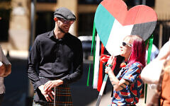 Daniel Day (left) speaks with supporters outside Southwark Crown Court, south London, ahead of his sentencing.
