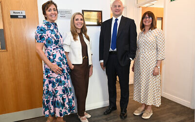 Norwood's vice chair of trustees, Justine Harris, Lady Nicola Mendelsohn, Lord Jon Mendelsohn and Norwood chief executive Naomi Dickson Pic: Godfrey Dyan