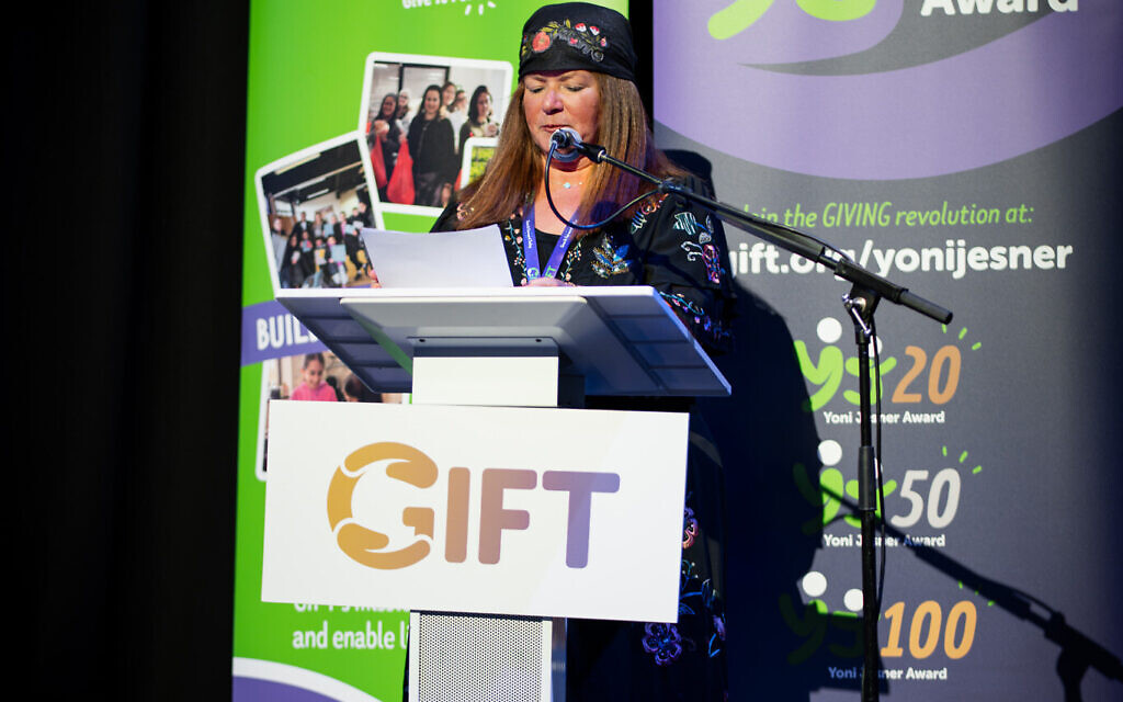 Michelle Barnett, Director, Gift. Yoni Jesner Awards 2026. Keren Heller Photography Michelle Barnett, Director, Gift. Yoni Jesner Awards 2026. Keren Heller Photography