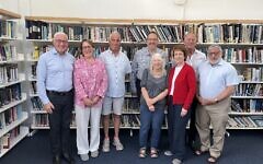 Group photo: Bernie Yaffe (JRC), Laura Cohen (Menorah Synagogue), Harold Weinstock and Rabbi Scott Aaron (Manchester Reform Synagogue), Cathy Knowles (Menorah Synagogue), Marissa Goldstone (Sha’arei Shalom Synagogue), Mark Adlestone (JRC) and Rabbi Warren Elf (Manchester Reform Synagogue). Group photo: Bernie Yaffe (JRC), Laura Cohen (Menorah Synagogue), Harold Weinstock and Rabbi Scott Aaron (Manchester Reform Synagogue), Cathy Knowles (Menorah Synagogue), Marissa Goldstone (Sha’arei Shalom Synagogue), Mark Adlestone (JRC) and Rabbi Warren Elf (Manchester Reform Synagogue).