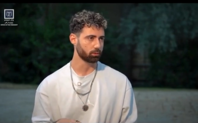 Guy Gilboa Dalal in conversation with Israel's First Lady Michal Herzog. Thursday 18 June 2026