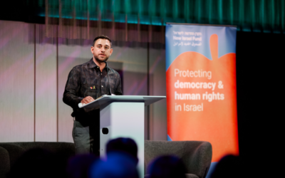 David Davidi-Brown at 2024's Human Rights Awards (credit: Yoav Pichersky)