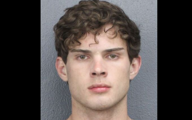 A mugshot of Peters (AKA "Clavicular") in 2026