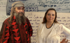 Psoy Korolenko, left, and Anna Shternshis, right, collaborated on "Yiddish Glory: The Silenced Songs of World War II." (Photo and design by Dan Rosenberg) Psoy Korolenko, left, and Anna Shternshis, right, collaborated on "Yiddish Glory: The Silenced Songs of World War II." (Photo and design by Dan Rosenberg)