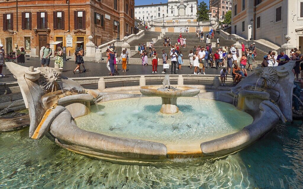 Rome, where a Jewish tourist wearing a kippah was attacked on two consecutive nights. (Credit: Wikimedia Commons)