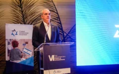 Dominican Republic President Luis Abinader addresses CAM's sixth-annual Latin American Forum Against Antisemitism, in Santo Domingo, Aug. 25, 2026. Dominican Republic President Luis Abinader addresses CAM's sixth-annual Latin American Forum Against Antisemitism, in Santo Domingo, Aug. 25, 2026.