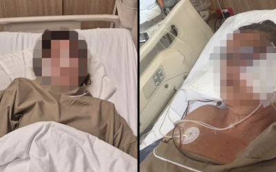 Israeli mother and daughter recovering in hospital following the alleged attack in Thailand. Credit: Ynet