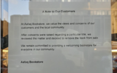 Aafaq Bookstore’s notice confirming it had removed Mein Kampf from sale. Credit: X Aafaq Bookstore’s notice confirming it had removed Mein Kampf from sale. Credit: X