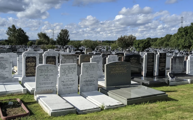Bushey Old Jewish Cemetery, where a fire broke out on Tuesday afternoon. Photo Credit: Google Photos
