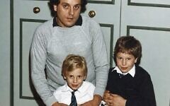 Rob Rinder with his father and brother in a family album picture he shared on Instagram