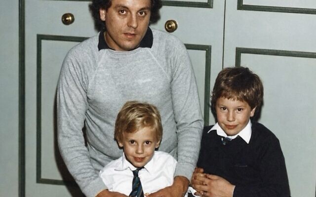 Rob Rinder with his father and brother in a family album picture he shared on Instagram