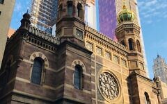 This image shot on May 20, 2019 shows New York Central Synagogue on Lexington avenue. (DANIEL SLIM/AFP via Getty Images via JTA) This image shot on May 20, 2019 shows New York Central Synagogue on Lexington avenue. (DANIEL SLIM/AFP via Getty Images via JTA)