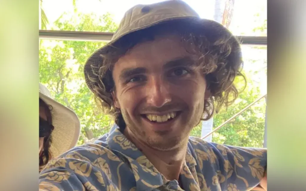 Finn Joughin, a student activist arrested in Umm Al-Kheir