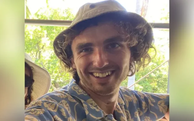 Finn Joughin, a student activist arrested in Umm Al-Kheir