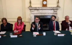 PM Andy Burnham hold meeting with communal leaders PM Andy Burnham hold meeting with communal leaders