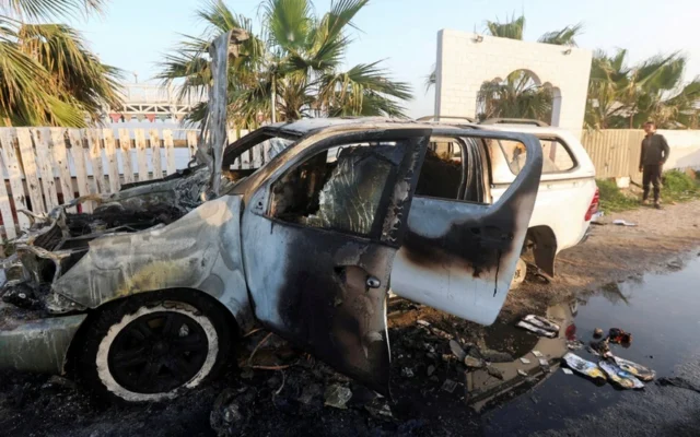 Vehicle driven by WCK workers killed in Gaza