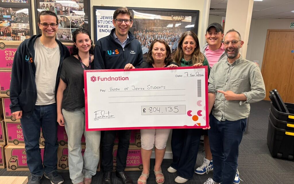 UJS raises over £800,000 to support Jewish students across the UK. September 2026