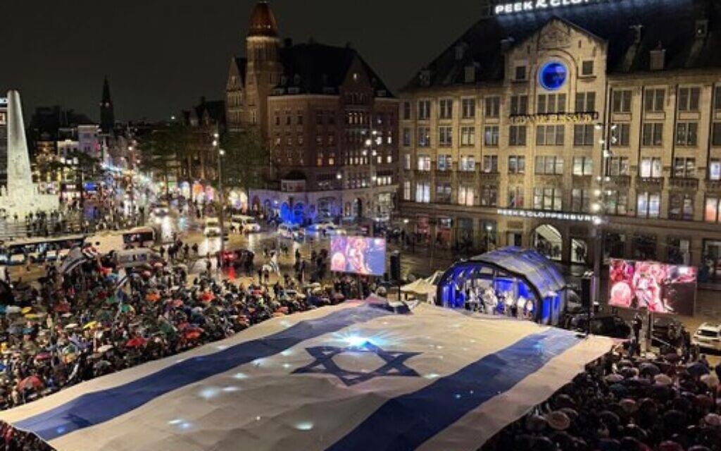 Dutch evangelical Christians rally in support of Israel. September 2026. Twitter/X: Amb. Zvi A. Vapni