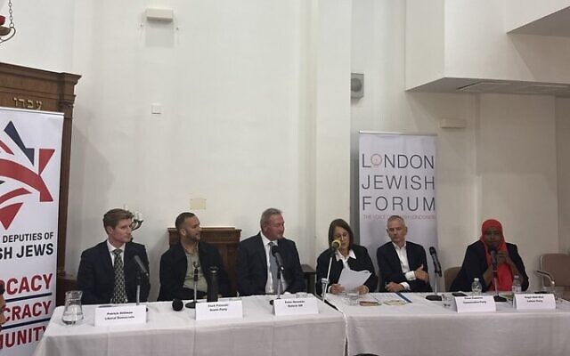 Board of Deputies, London Jewish Forum hustings in Holborn and St Pancras
