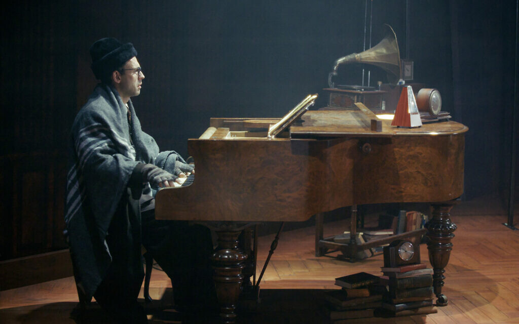 Benjamin O’Mahony as Dimitri Shostakovich in Holy Fool. Photo: Mark Douet
