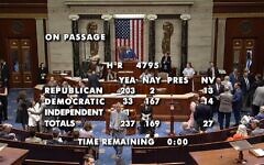 House of Representatives. Pic: Twitter/X