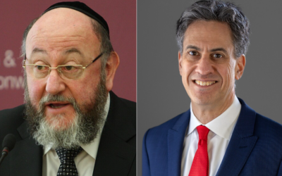 Chief Rabbi Mirvis (Picture - FCDO)
Ed Miliband (Picture - UK Government, Shaun Curry)