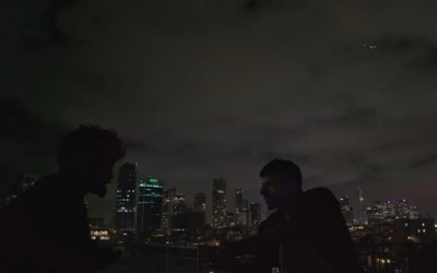 NAZA was filmed on the rooftops of Tel Aviv, with the alleged military and intelligence whistle blowers having their identities hidden