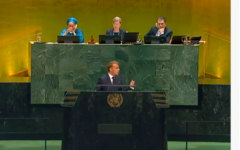 French president Macron addresses the UN French president Macron addresses the UN