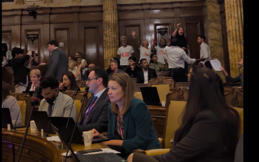 PSC activists disrupt Redbridge Council meeting
