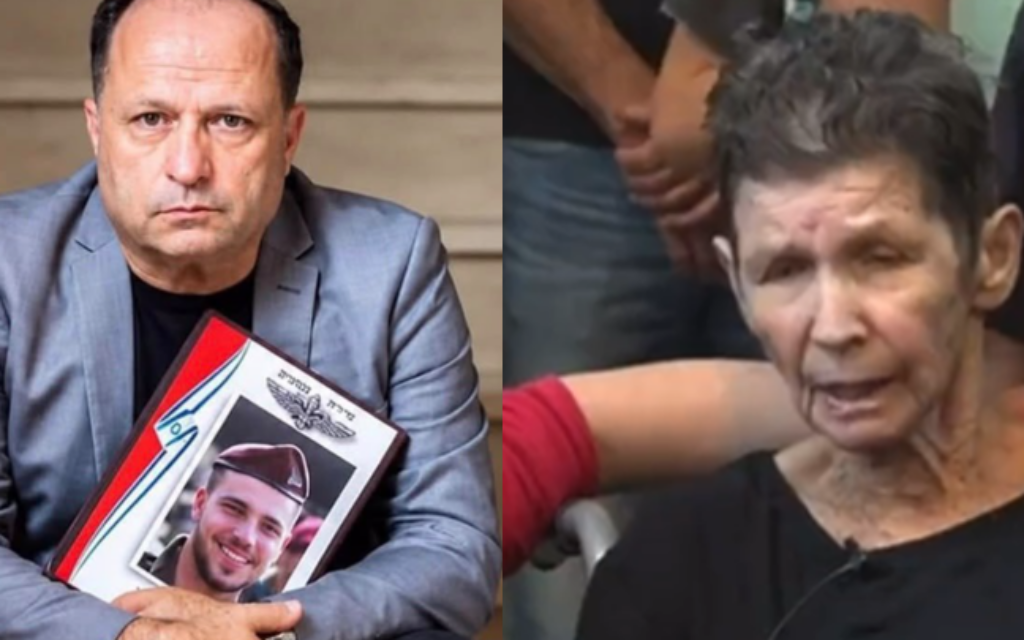 Itzik Bonzel (l) and Yocheved Lifshitz (r)