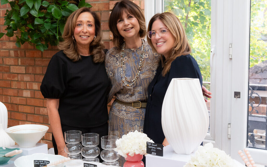 Debra Zender, Louise Hager MBE and Caroline Tunkel. Photo: Alexandra Taibel Chai Cancer Care