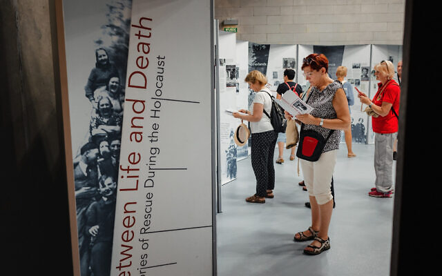 2022 Exhibition at the Museum and Memorial in Bełżec Poland. Photo by Przemyslaw Wawryca
