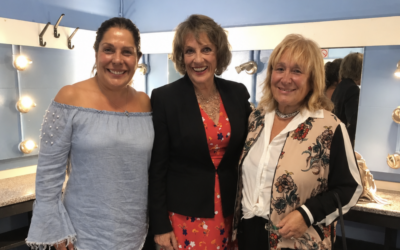 Brigit with her late mother Carole and Dame Esther Rantzen
