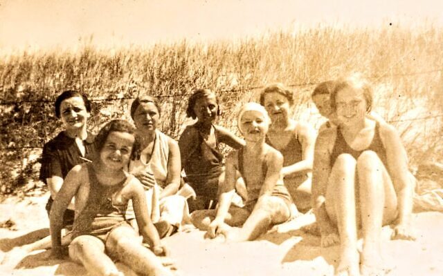 Cousins on the beach at Neringa - c 1933: Family members enjoying summers on the Curonian Spit before the Second World War. From the collection of Renee Gadiel

Lithuania exhibition, JW3