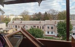 Damage to a residential building in Pryluky, Ukraine, following Russian strikes on 7 October 2026. (Credit: World Jewish Relief) Damage to a residential building in Pryluky, Ukraine, following Russian strikes on 7 October 2026. (Credit: World Jewish Relief)